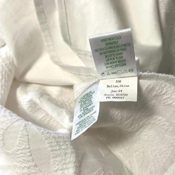 Lilly Pulitzer Arlana One-Shoulder Skirted Romper/Dress in Resort White - Picture 6 of 7